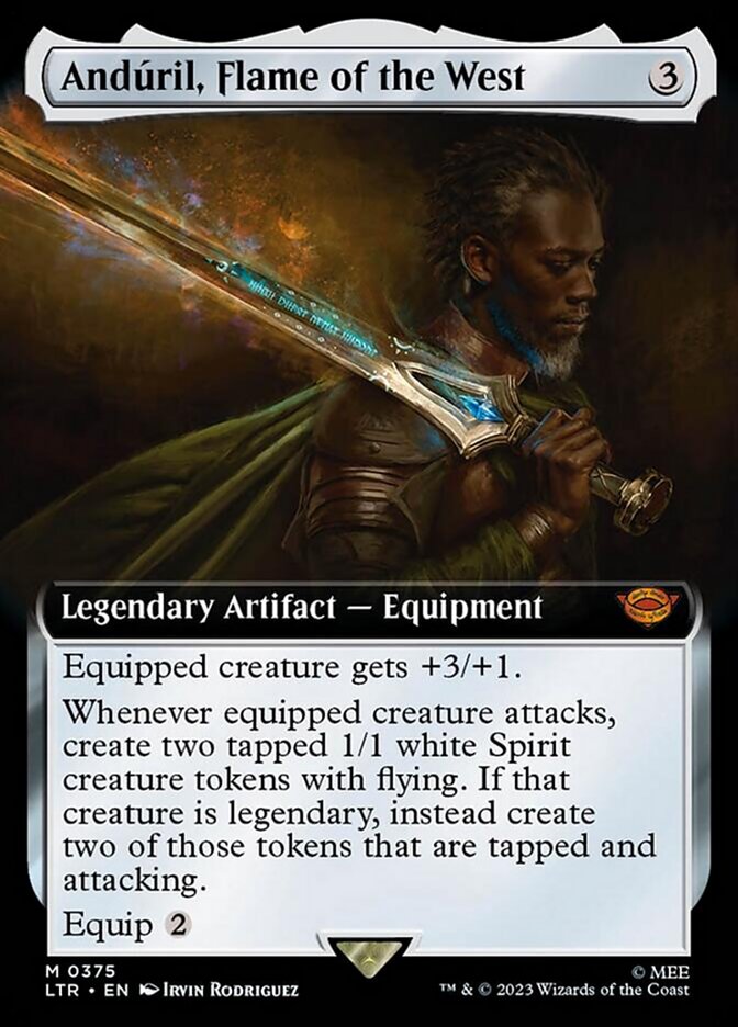 Anduril, Flame of the West (Extended Art) [The Lord of the Rings: Tales of Middle-Earth] | Gaming Infinity