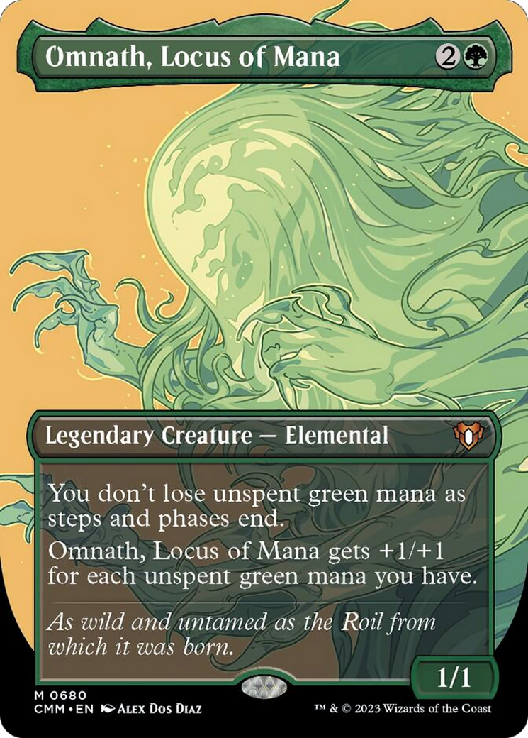 Omnath, Locus of Mana (Borderless Profile) [Commander Masters] | Gaming Infinity