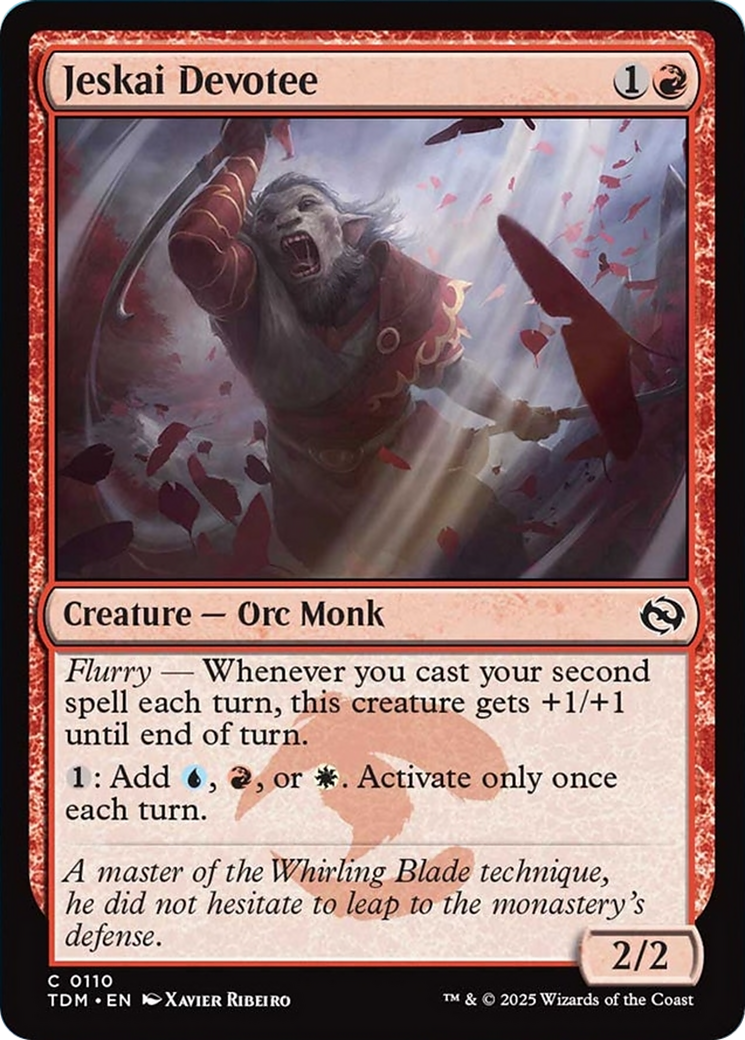 Jeskai Devotee [Tarkir: Dragonstorm] | Gaming Infinity