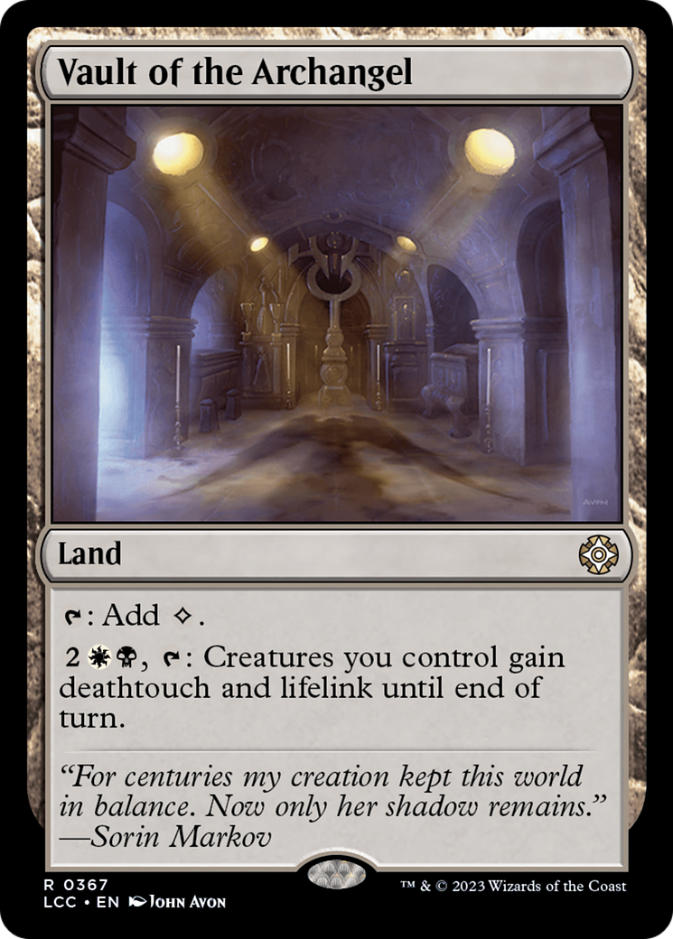 Vault of the Archangel [The Lost Caverns of Ixalan Commander] | Gaming Infinity