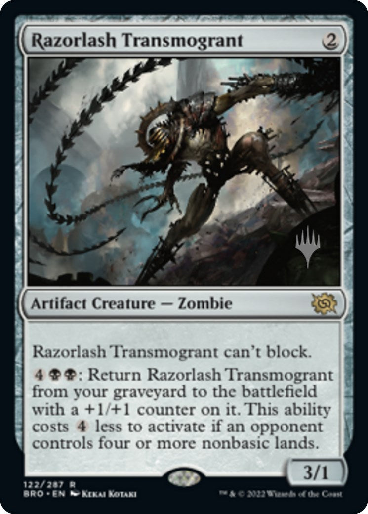 Razorlash Transmogrant (Promo Pack) [The Brothers' War Promos] | Gaming Infinity