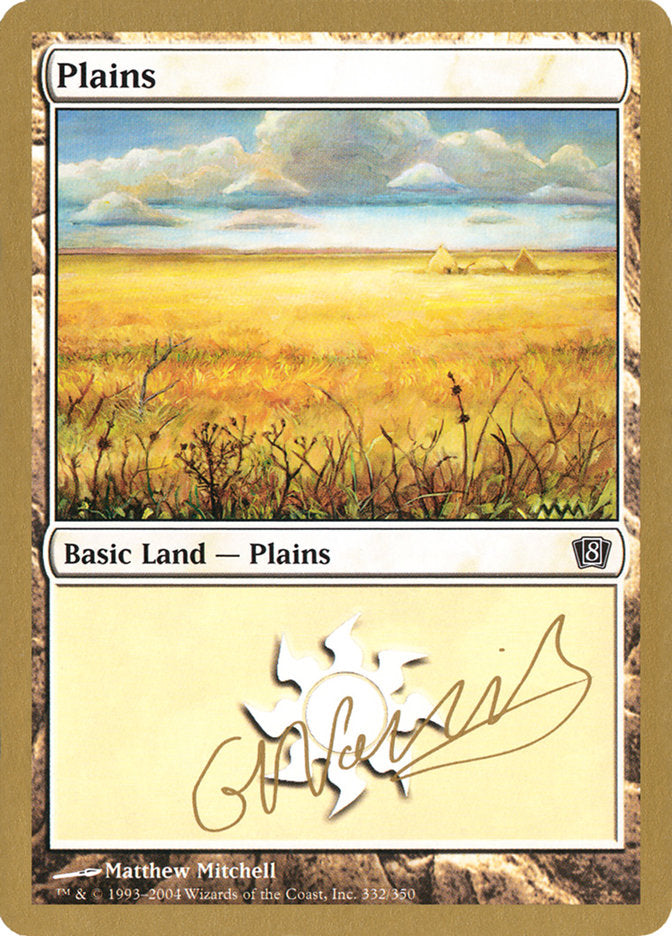 Plains (gn332) (Gabriel Nassif) [World Championship Decks 2004] | Gaming Infinity