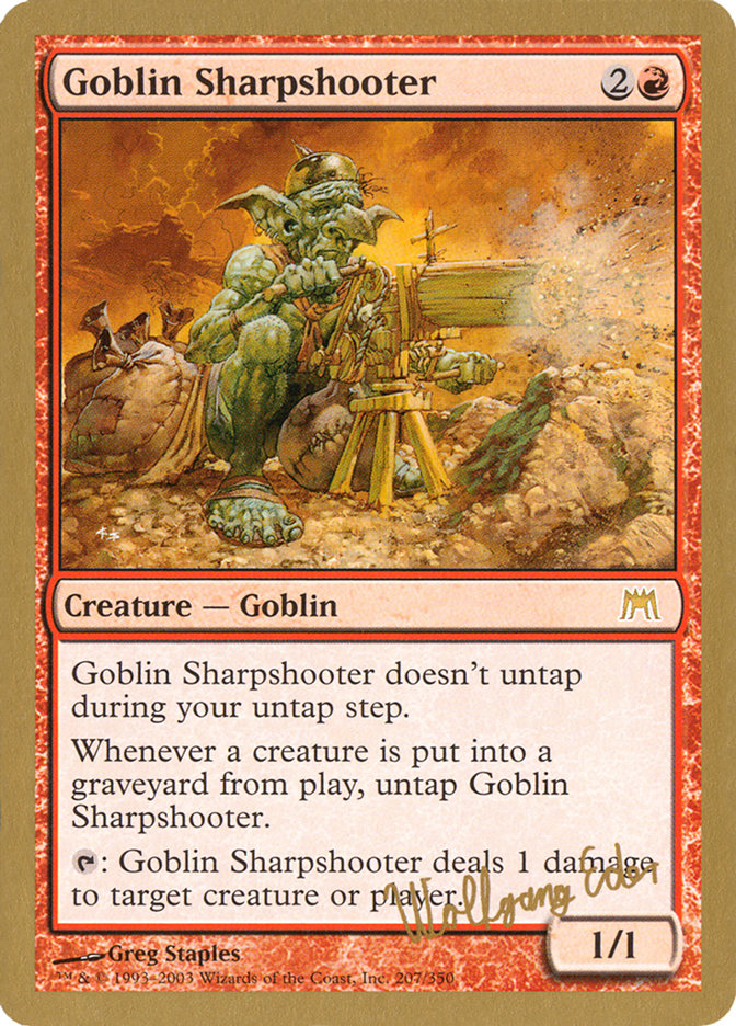 Goblin Sharpshooter (Wolfgang Eder) [World Championship Decks 2003] | Gaming Infinity