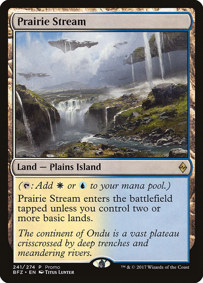 Prairie Stream (Promo) [Standard Showdown Promos] | Gaming Infinity