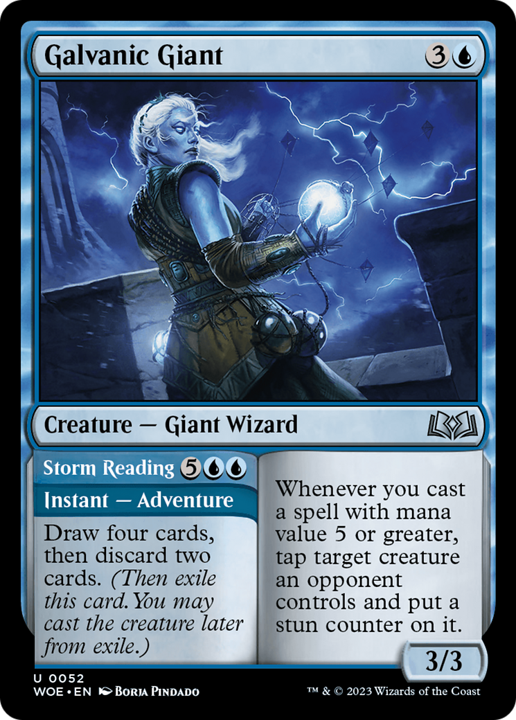 Galvanic Giant // Storm Reading [Wilds of Eldraine] | Gaming Infinity