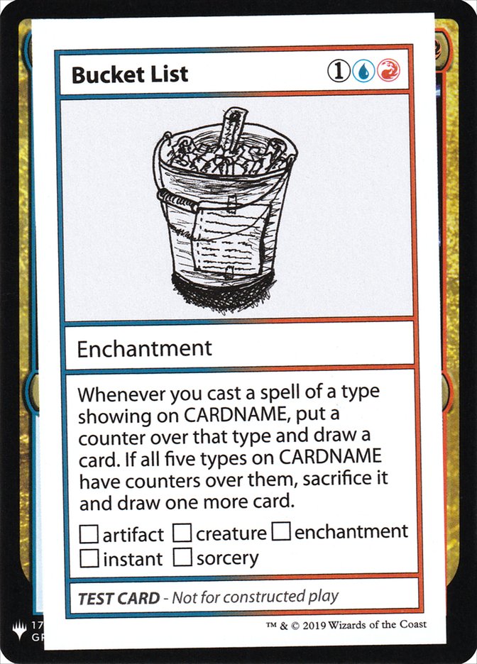 Bucket List [Mystery Booster Playtest Cards] | Gaming Infinity