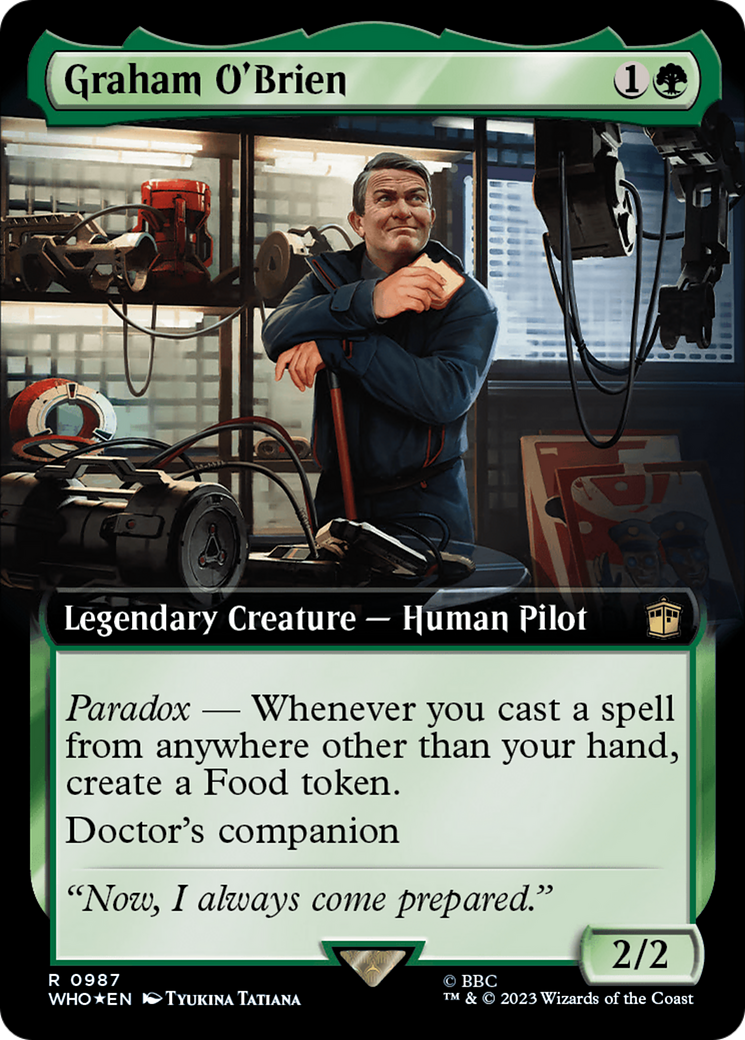 Graham O'Brien (Extended Art) (Surge Foil) [Doctor Who] | Gaming Infinity