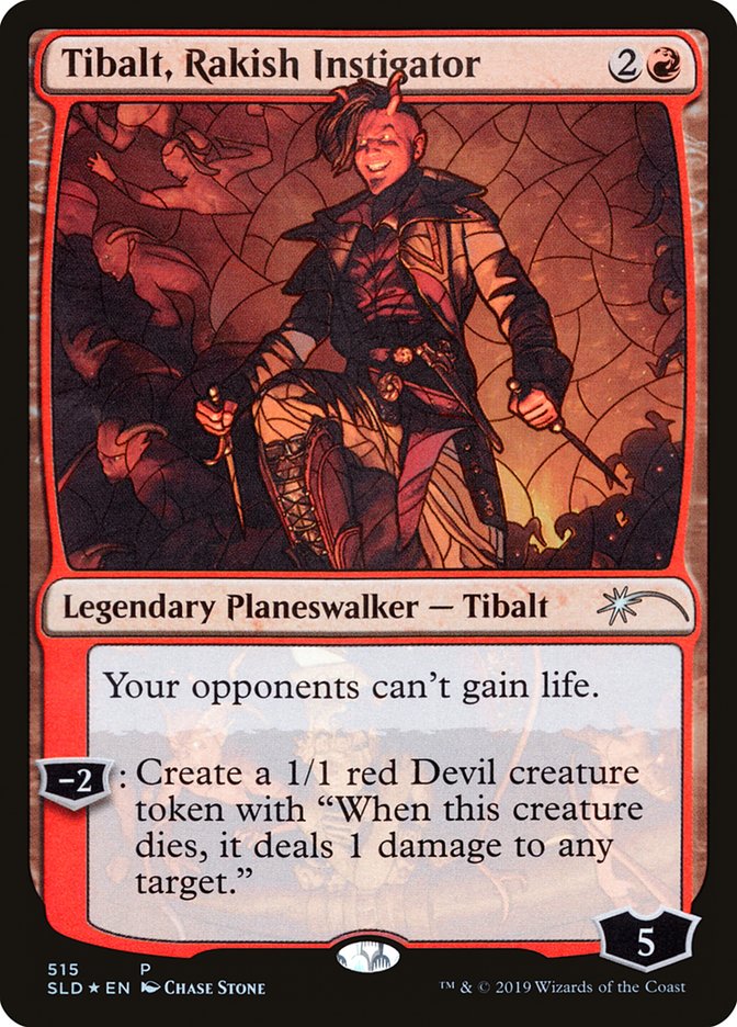 Tibalt, Rakish Instigator (Stained Glass) [Secret Lair Drop Promos] | Gaming Infinity