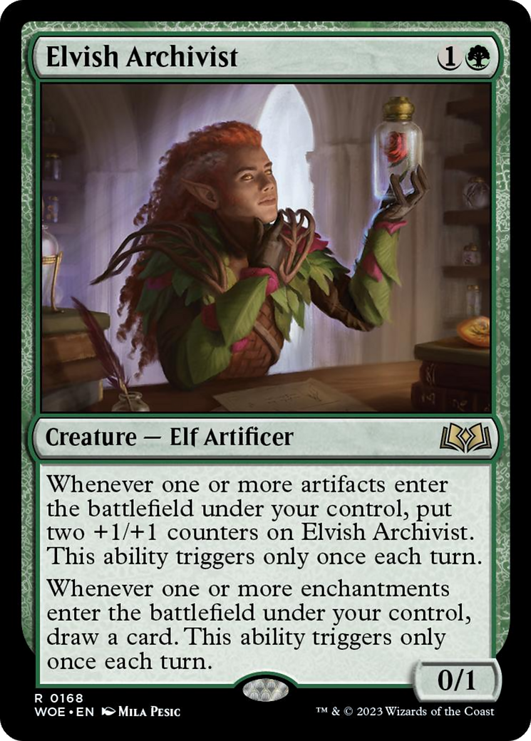 Elvish Archivist [Wilds of Eldraine] | Gaming Infinity