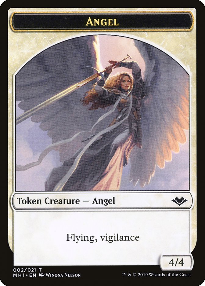 Shapeshifter (001) // Angel (002) Double-Sided Token [Modern Horizons Tokens] | Gaming Infinity