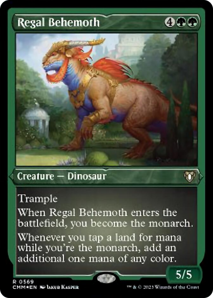 Regal Behemoth (Foil Etched) [Commander Masters] | Gaming Infinity