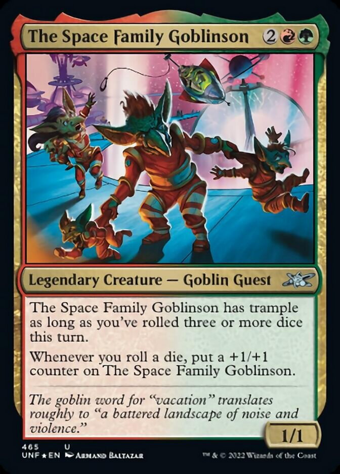 The Space Family Goblinson (Galaxy Foil) [Unfinity] | Gaming Infinity