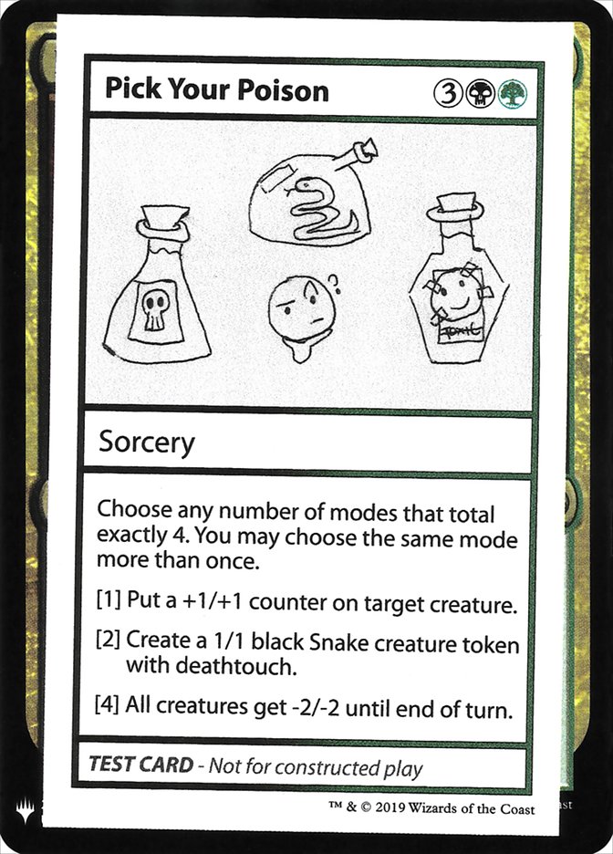 Pick Your Poison [Mystery Booster Playtest Cards] | Gaming Infinity