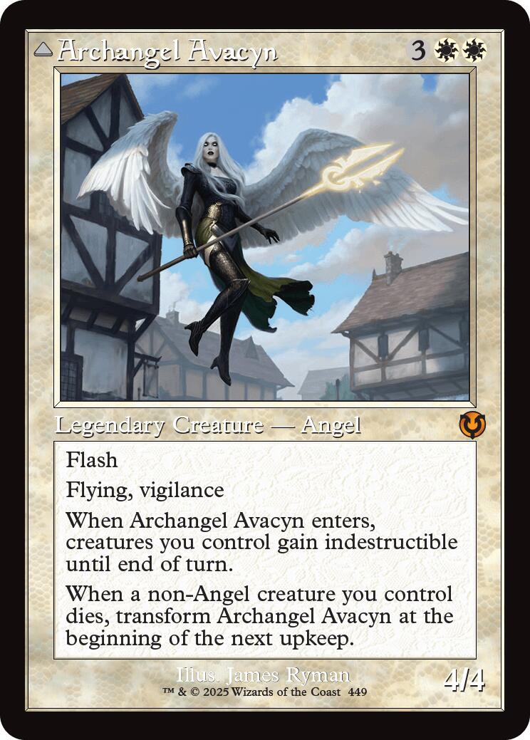 Archangel Avacyn // Avacyn, the Purifier (Retro Frame) [Innistrad Remastered] | Gaming Infinity