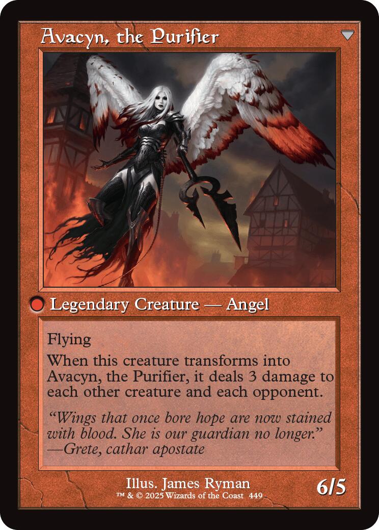 Archangel Avacyn // Avacyn, the Purifier (Retro Frame) [Innistrad Remastered] | Gaming Infinity