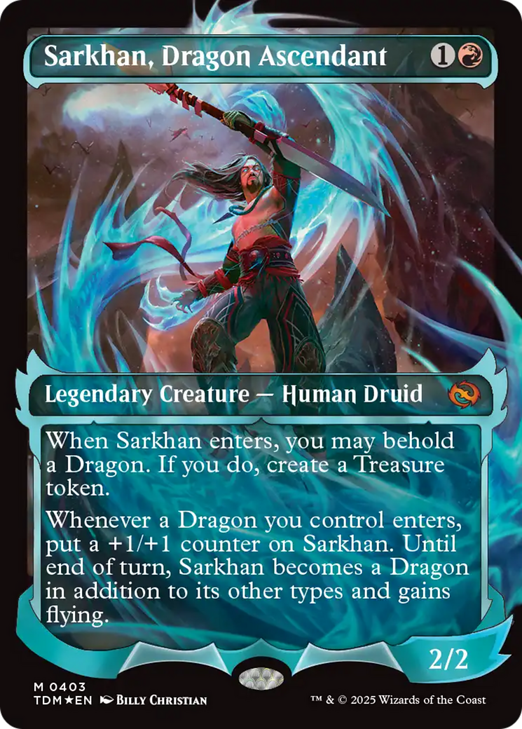 Sarkhan, Dragon Ascendant (0403) (Showcase) [Tarkir: Dragonstorm] | Gaming Infinity