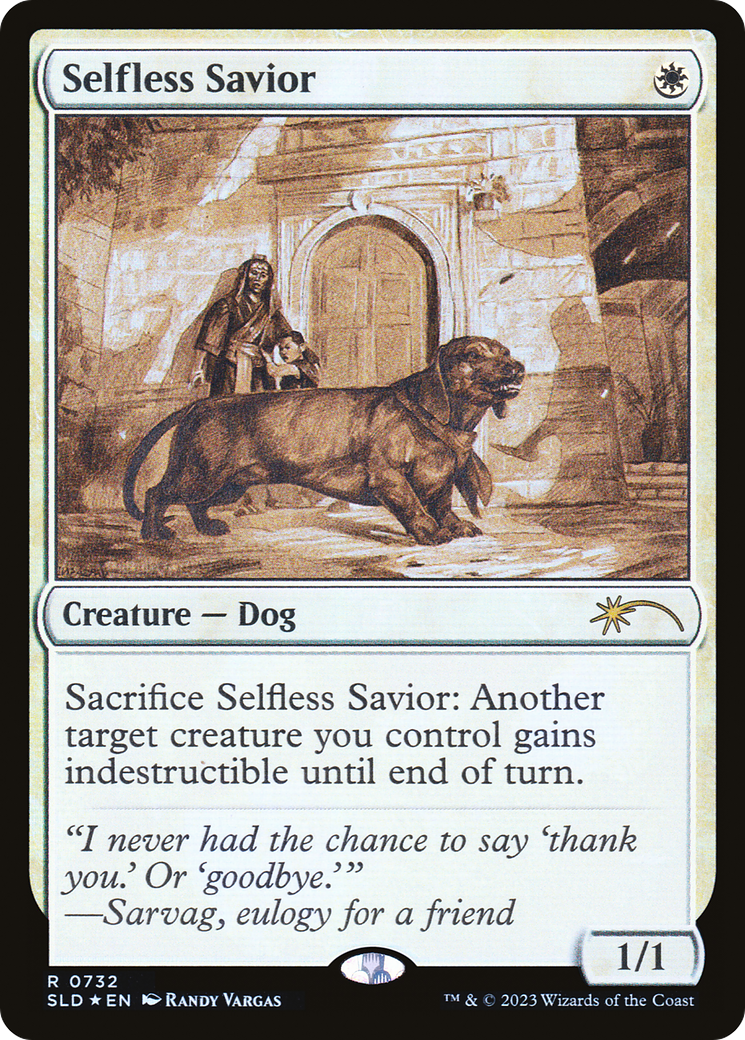 Selfless Savior (Sketch) [Secret Lair Drop Promos] | Gaming Infinity