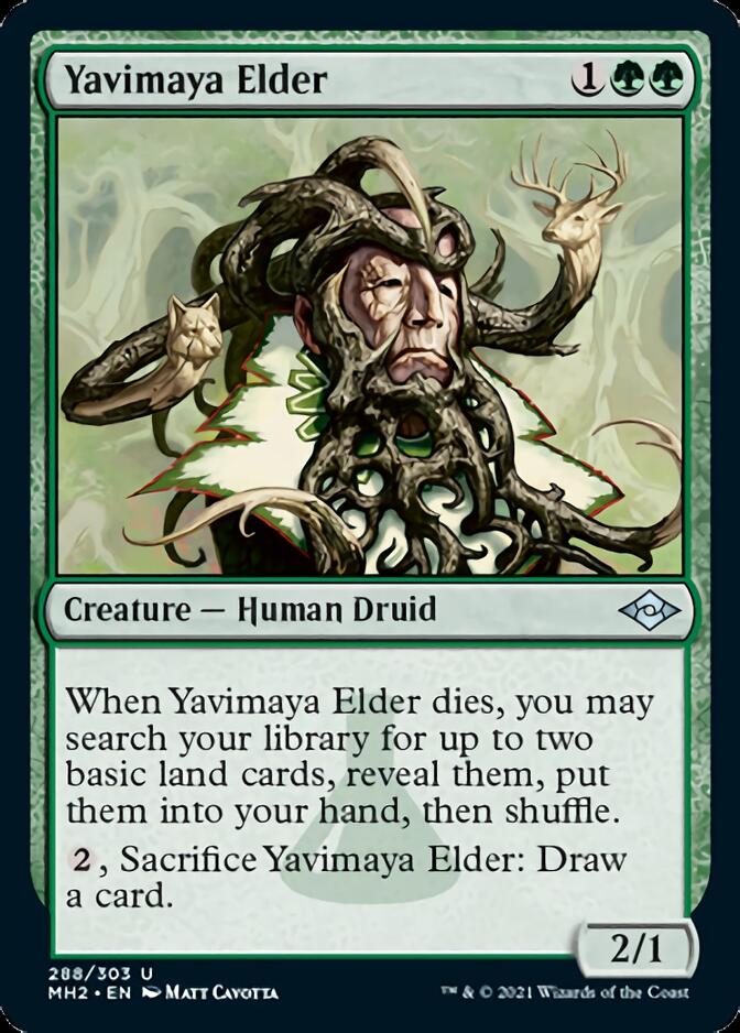 Yavimaya Elder (Foil Etched) [Modern Horizons 2] | Gaming Infinity