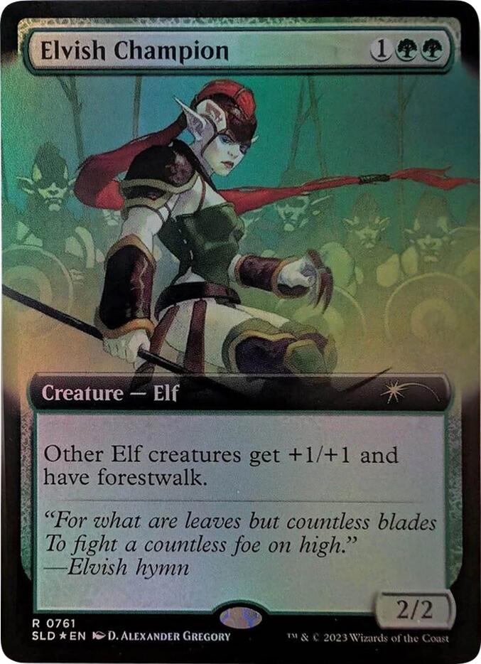Elvish Champion (Extended Art) [Secret Lair Drop Series] | Gaming Infinity