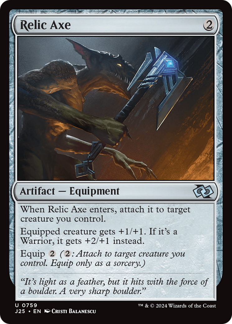 Relic Axe [Foundations Jumpstart] | Gaming Infinity