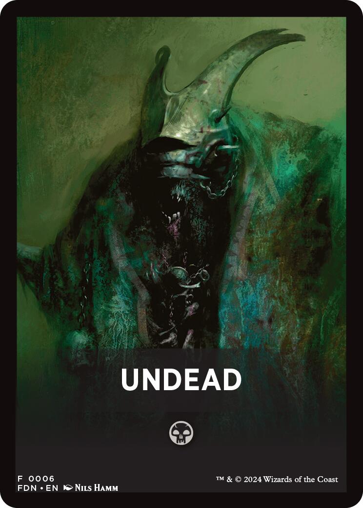 Undead Theme Card [Foundations Tokens] | Gaming Infinity