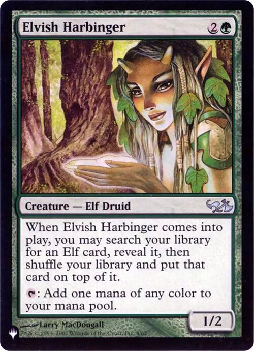 Elvish Harbinger (Retro Frame) [The List] | Gaming Infinity