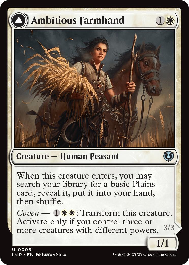 Ambitious Farmhand // Seasoned Cathar [Innistrad Remastered] | Gaming Infinity