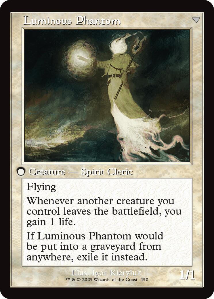 Lunarch Veteran // Luminous Phantom (Retro Frame) [Innistrad Remastered] | Gaming Infinity