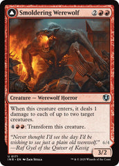 Smoldering Werewolf // Erupting Dreadwolf [Innistrad Remastered] | Gaming Infinity