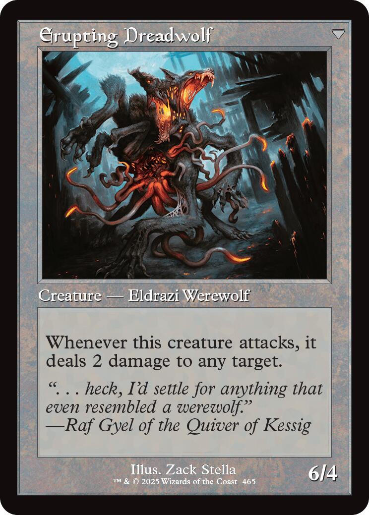 Smoldering Werewolf // Erupting Dreadwolf (Retro Frame) [Innistrad Remastered] | Gaming Infinity