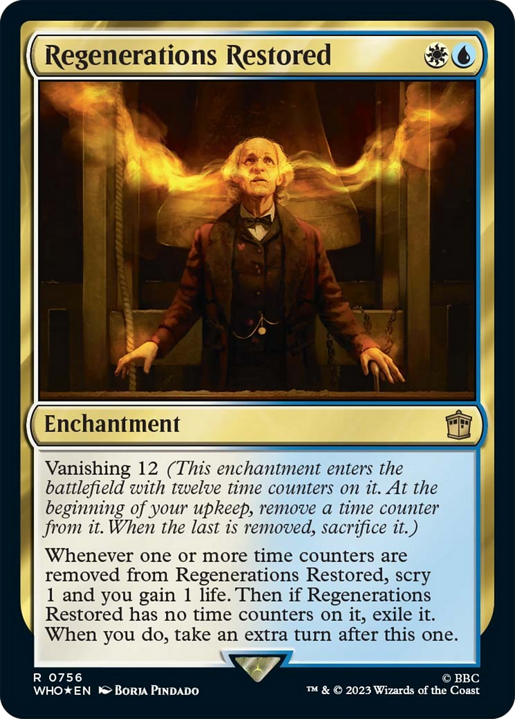 Regenerations Restored (Surge Foil) [Doctor Who] | Gaming Infinity