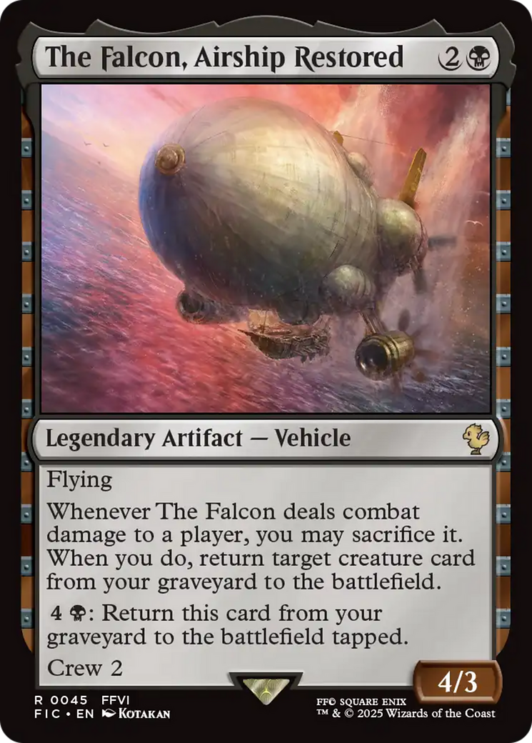 The Falcon, Airship Restored [FINAL FANTASY Commander] | Gaming Infinity