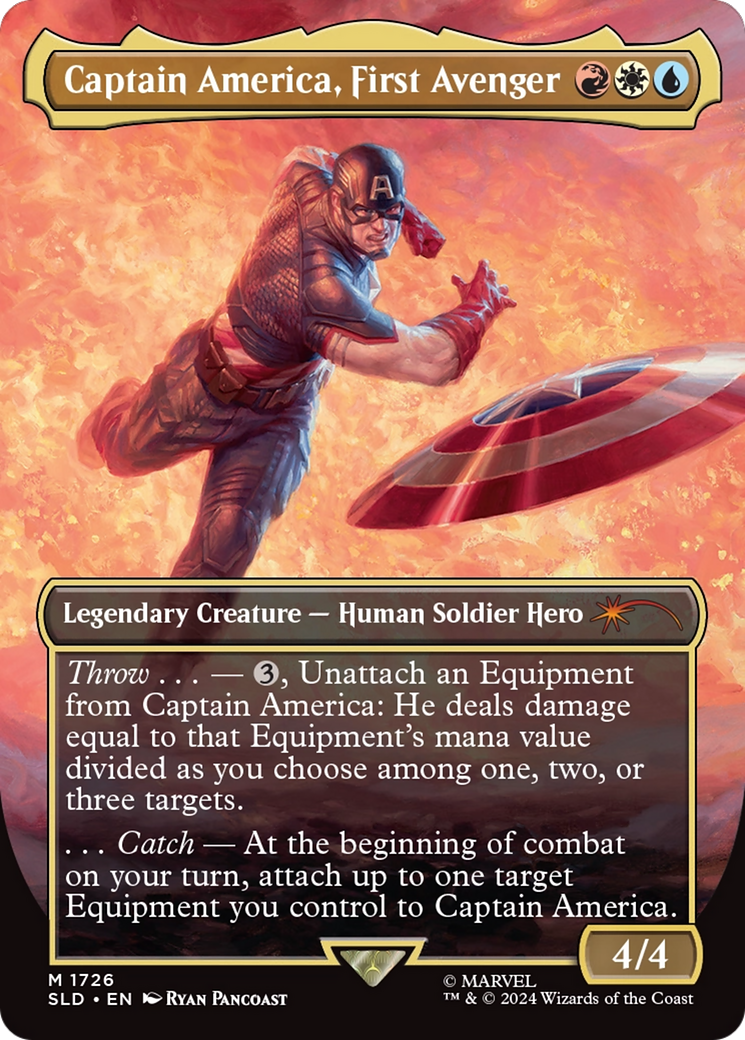 Captain America, First Avenger (Rainbow Foil) [Secret Lair Drop Series] | Gaming Infinity