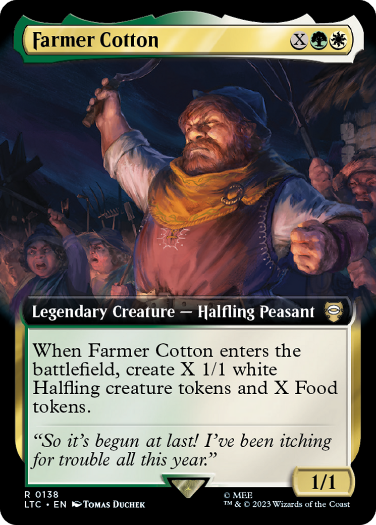 Farmer Cotton (Extended Art) [The Lord of the Rings: Tales of Middle-Earth Commander] | Gaming Infinity