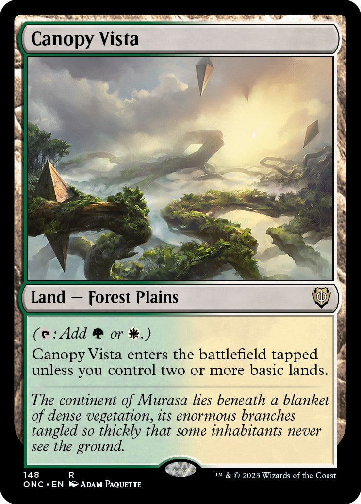 Canopy Vista [Phyrexia: All Will Be One Commander] | Gaming Infinity