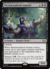 Metamorphosis Fanatic [Duskmourn: House of Horror Commander] | Gaming Infinity