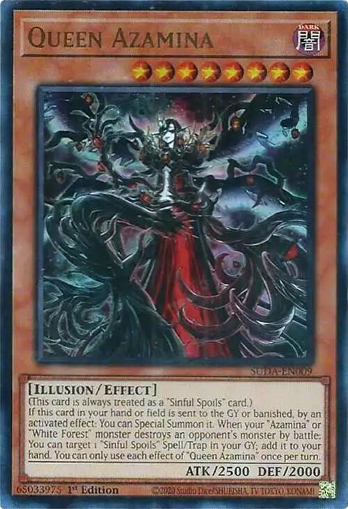 Queen Azamina [SUDA-EN009] Ultra Rare | Gaming Infinity