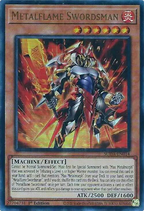 Metalflame Swordsman [SUDA-EN014] Ultra Rare | Gaming Infinity