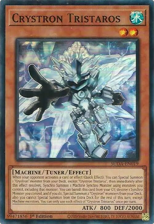 Crystron Tristaros [SUDA-EN019] Super Rare | Gaming Infinity
