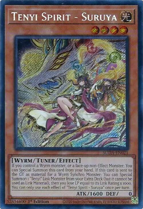 Tenyi Spirit - Suruya [SUDA-EN021] Secret Rare | Gaming Infinity