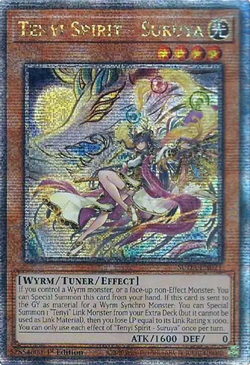 Tenyi Spirit - Suruya (Quarter Century Secret Rare) [SUDA-EN021] Quarter Century Secret Rare | Gaming Infinity