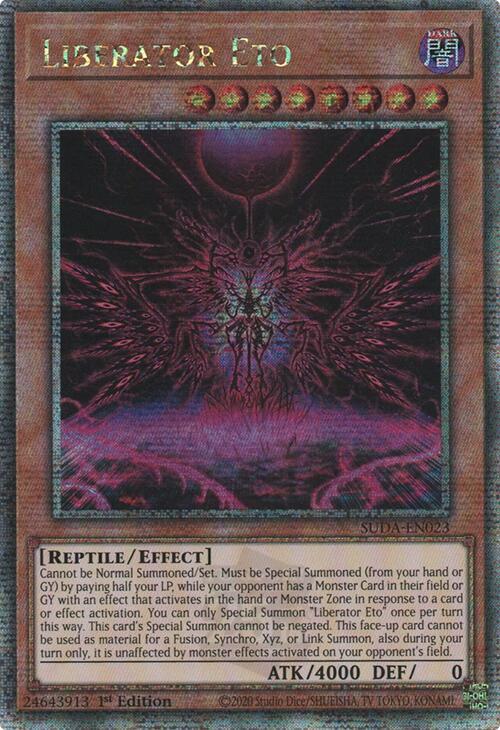 Liberator Eto (Quarter Century Secret Rare) [SUDA-EN023] Quarter Century Secret Rare | Gaming Infinity