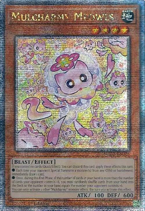 Mulcharmy Meowls (Quarter Century Secret Rare) [SUDA-EN025] Quarter Century Secret Rare | Gaming Infinity