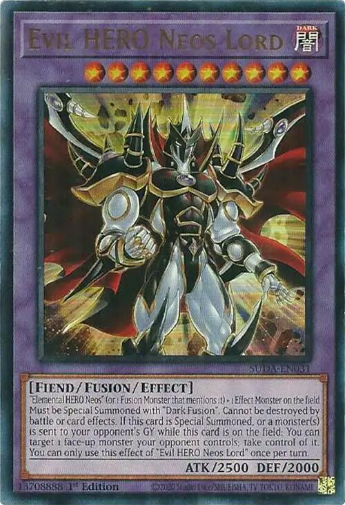 Evil HERO Neos Lord [SUDA-EN031] Ultra Rare | Gaming Infinity