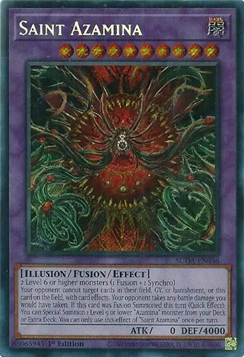 Saint Azamina [SUDA-EN036] Secret Rare | Gaming Infinity
