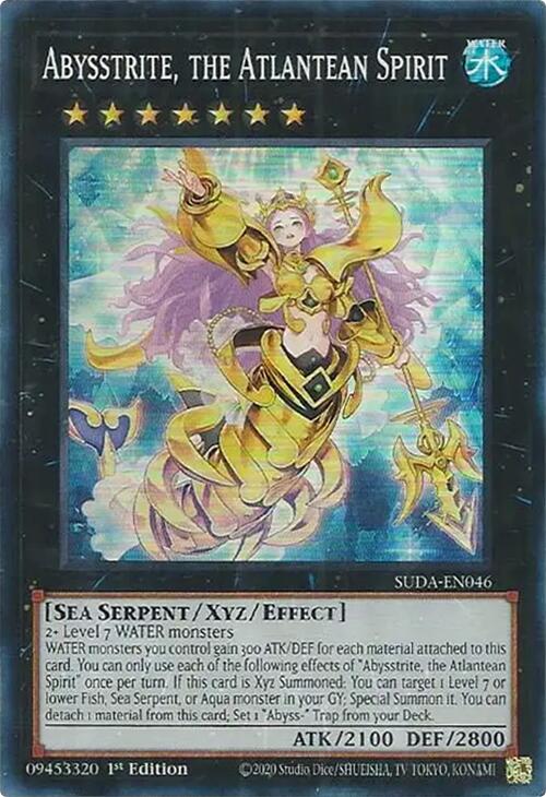 Abysstrite, the Atlantean Spirit [SUDA-EN046] Super Rare | Gaming Infinity