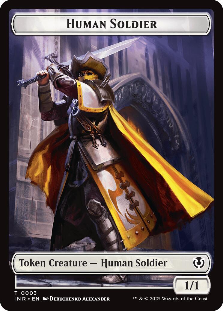 Human Soldier (0003) // Clue Double-Sided Token [Innistrad Remastered Tokens] | Gaming Infinity