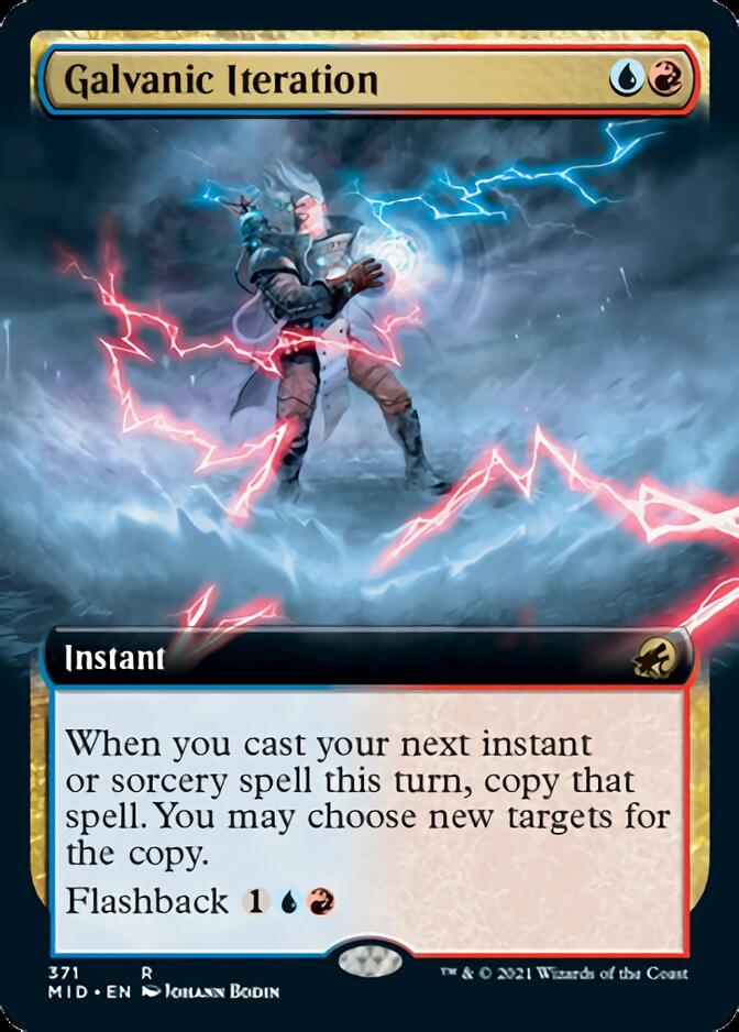 Galvanic Iteration (Extended Art) [Innistrad: Midnight Hunt] | Gaming Infinity