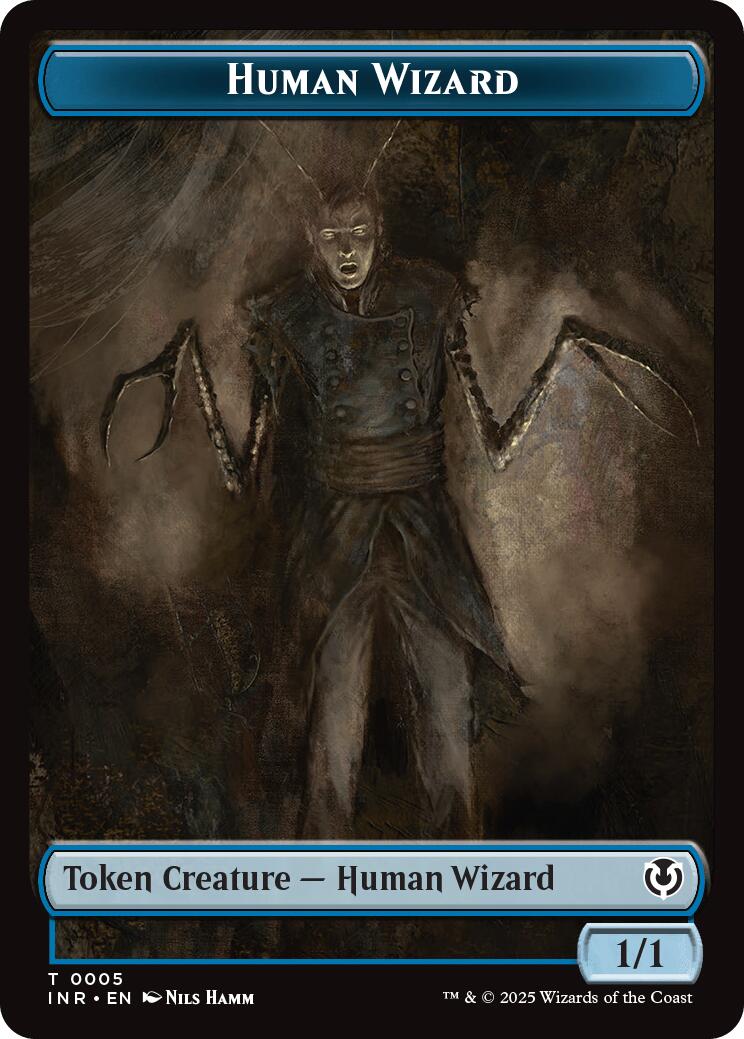 Human Wizard // Emblem - Jace, Unraveler of Secrets Double-Sided Token [Innistrad Remastered Tokens] | Gaming Infinity