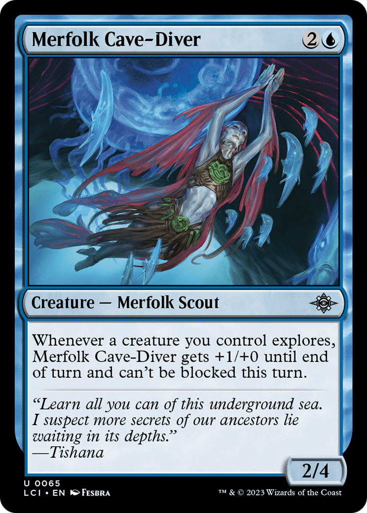 Merfolk Cave-Diver [The Lost Caverns of Ixalan] | Gaming Infinity
